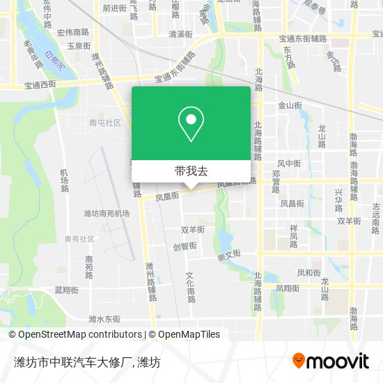 潍坊市中联汽车大修厂地图