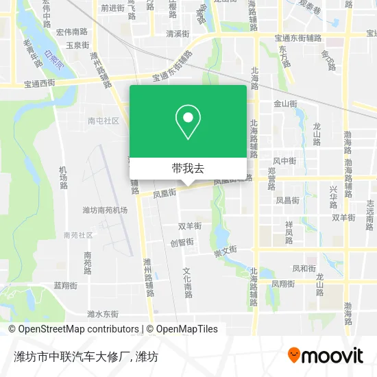 潍坊市中联汽车大修厂地图