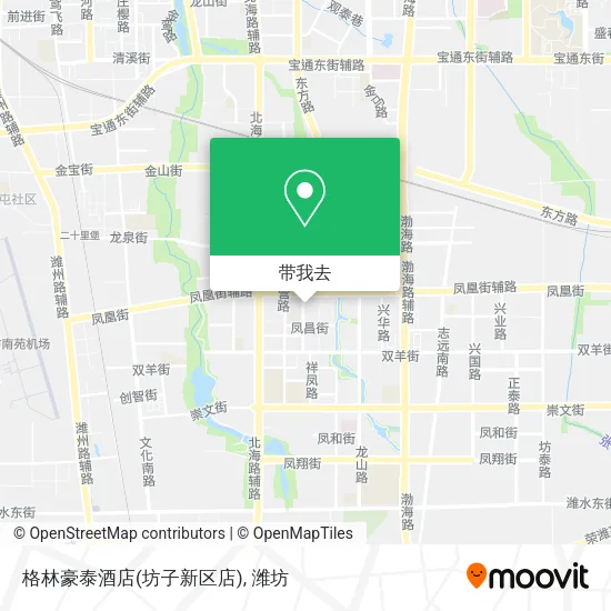 格林豪泰酒店(坊子新区店)地图