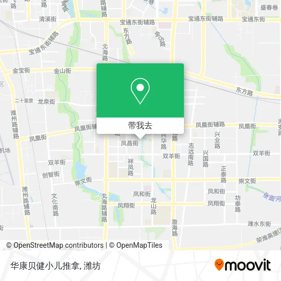 华康贝健小儿推拿地图