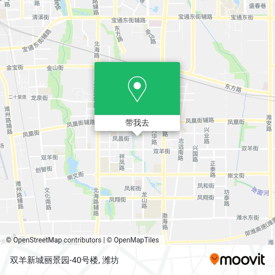 双羊新城丽景园-40号楼地图