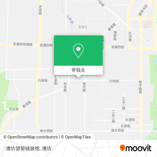 潍坊望留镇旅馆地图