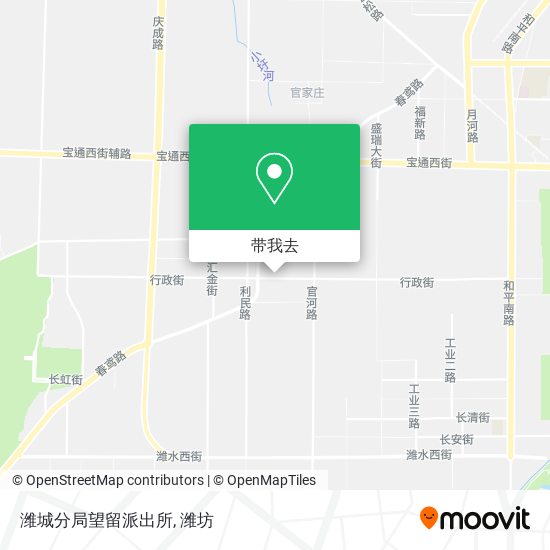 潍城分局望留派出所地图