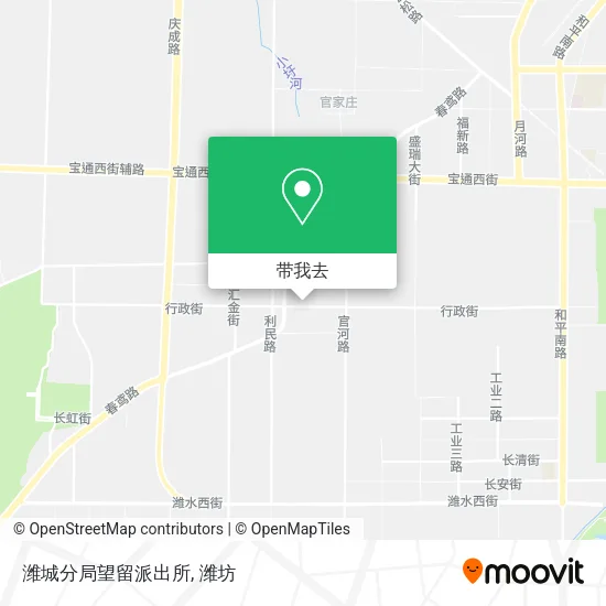潍城分局望留派出所地图