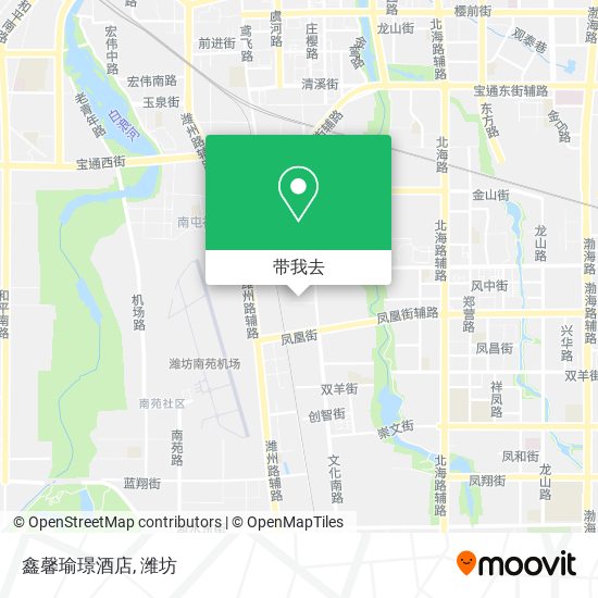 鑫馨瑜璟酒店地图