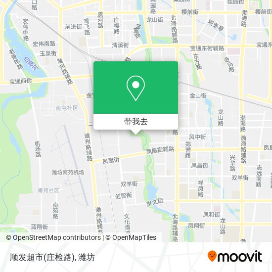 顺发超市(庄检路)地图
