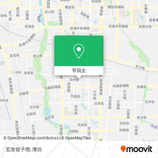 宏发饺子馆地图