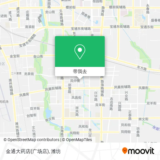 金通大药店(广场店)地图