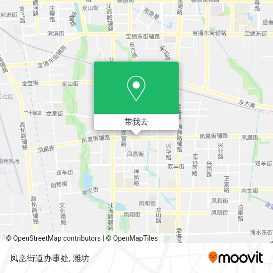 凤凰街道办事处地图