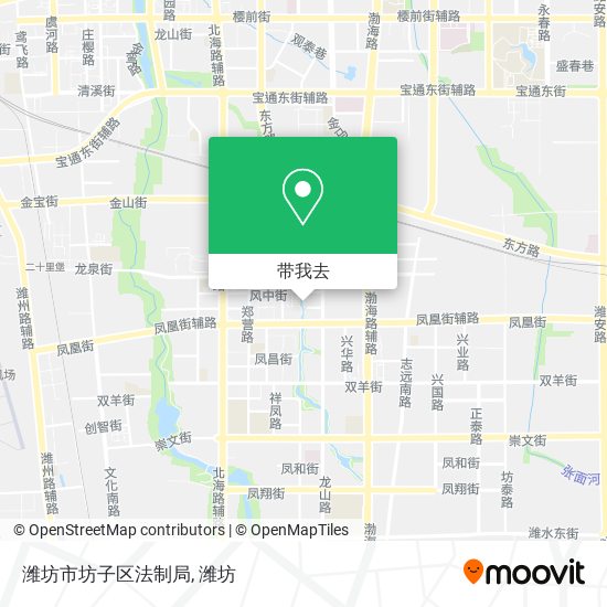 潍坊市坊子区法制局地图