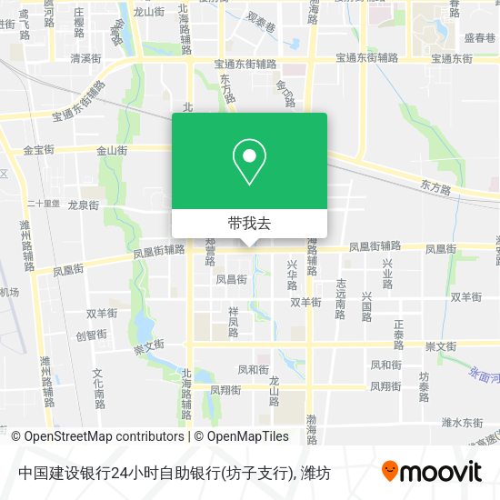 中国建设银行24小时自助银行(坊子支行)地图