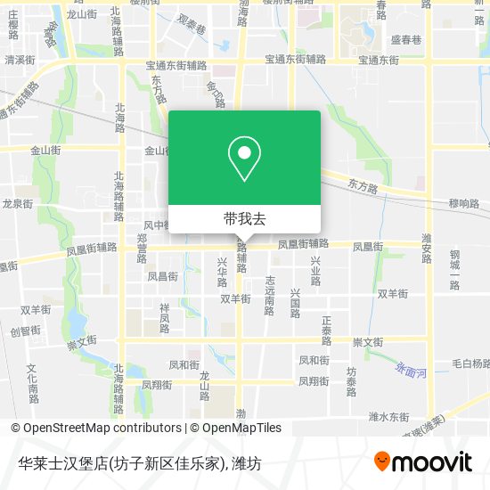 华莱士汉堡店(坊子新区佳乐家)地图