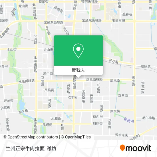 兰州正宗牛肉拉面地图