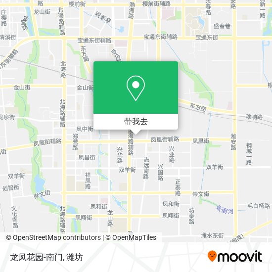 龙凤花园-南门地图