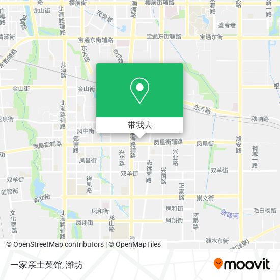 一家亲土菜馆地图