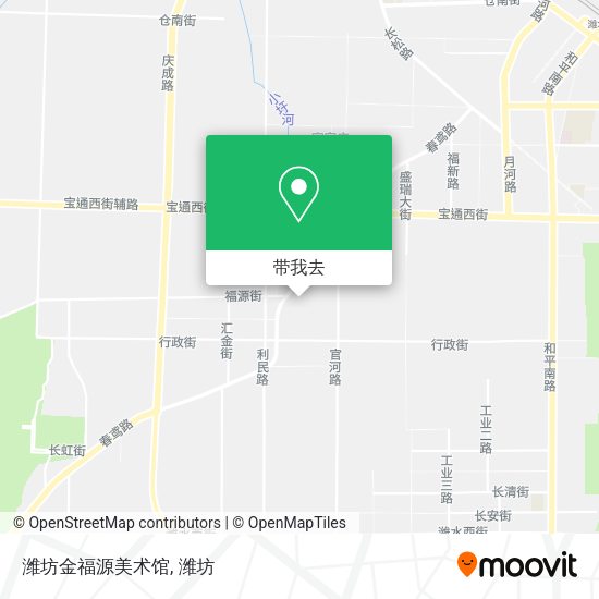 潍坊金福源美术馆地图