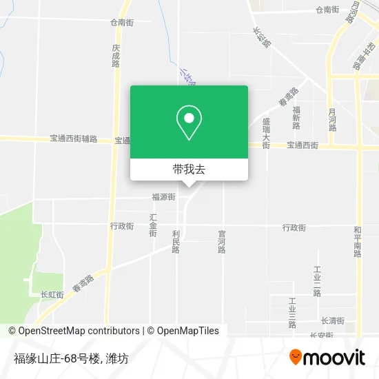 福缘山庄-68号楼地图
