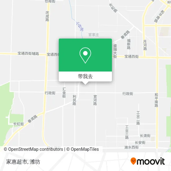 家惠超市地图