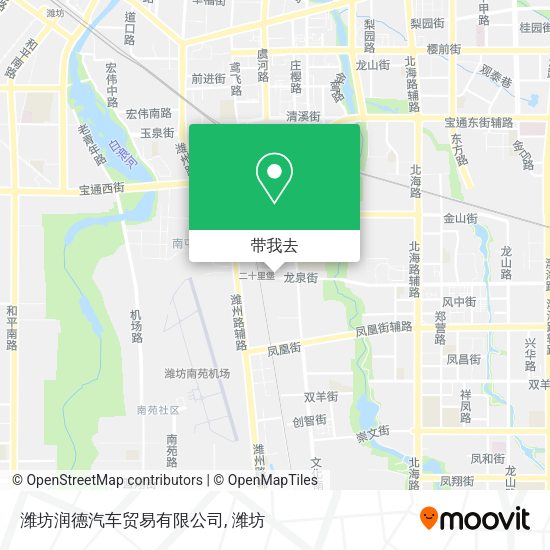 潍坊润德汽车贸易有限公司地图