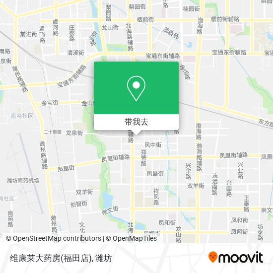 维康莱大药房(福田店)地图