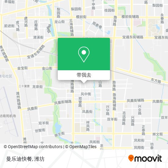 曼乐迪快餐地图