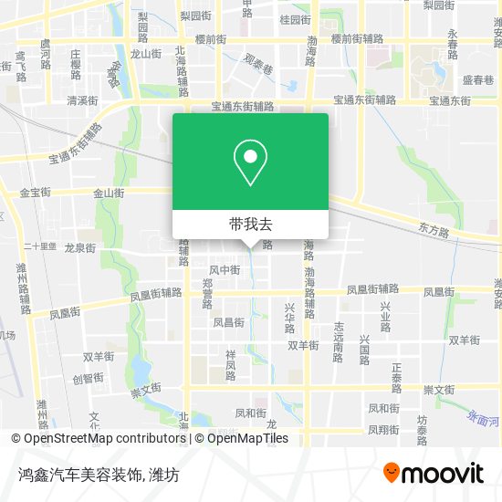 鸿鑫汽车美容装饰地图
