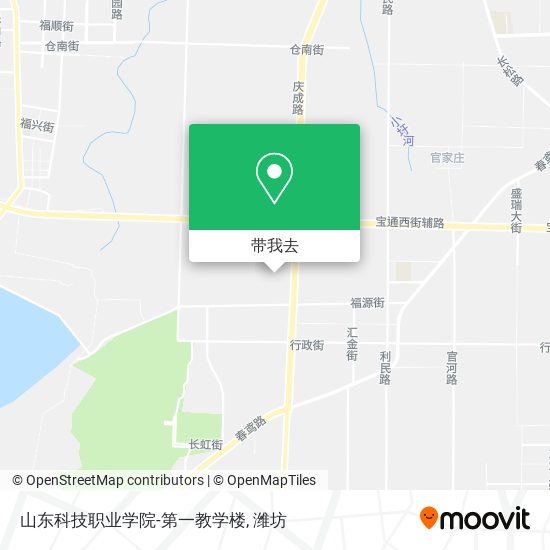 山东科技职业学院-第一教学楼地图
