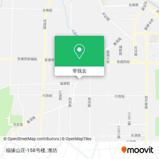 福缘山庄-158号楼地图