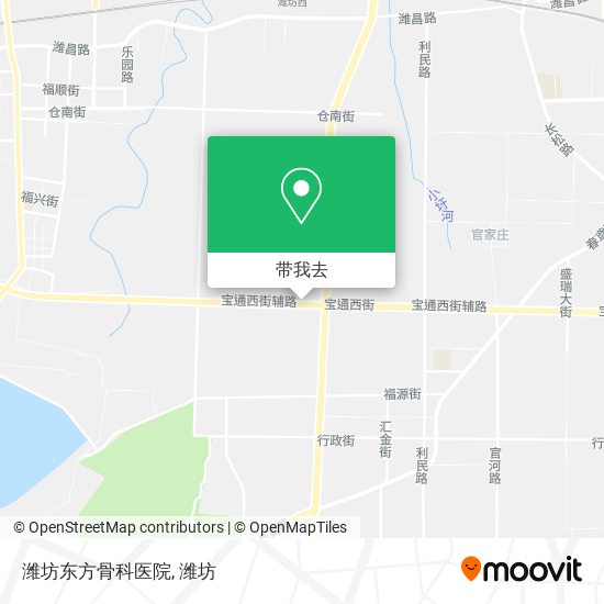 潍坊东方骨科医院地图