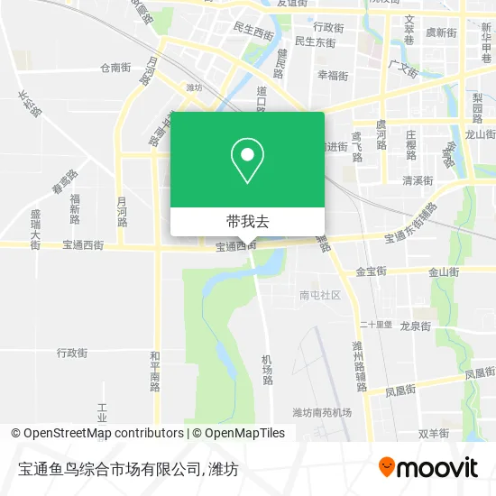 宝通鱼鸟综合市场有限公司地图