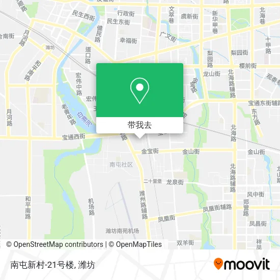 南屯新村-21号楼地图