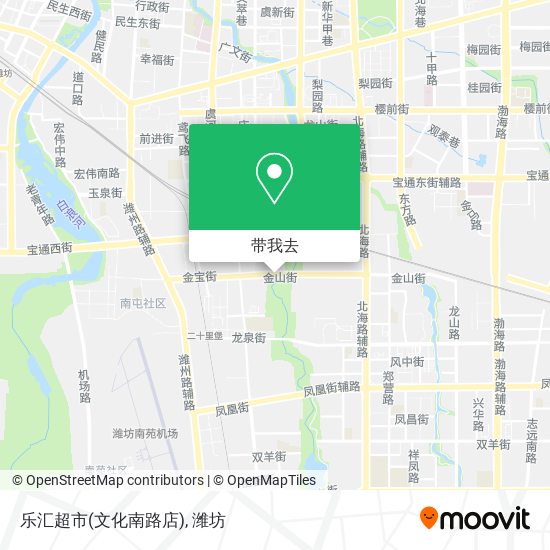 乐汇超市(文化南路店)地图