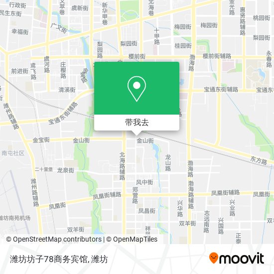 潍坊坊子78商务宾馆地图