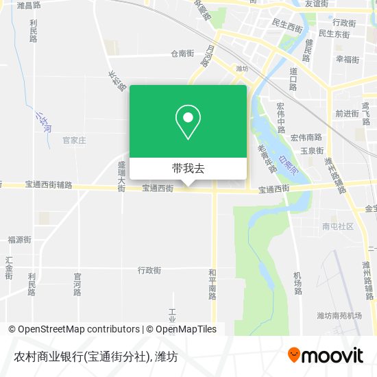 农村商业银行(宝通街分社)地图