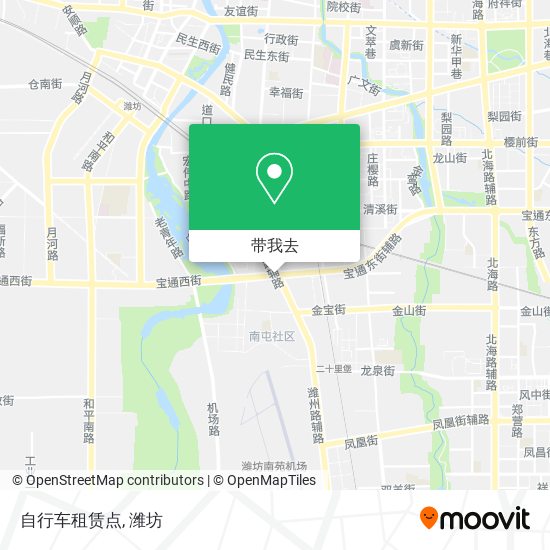 自行车租赁点地图