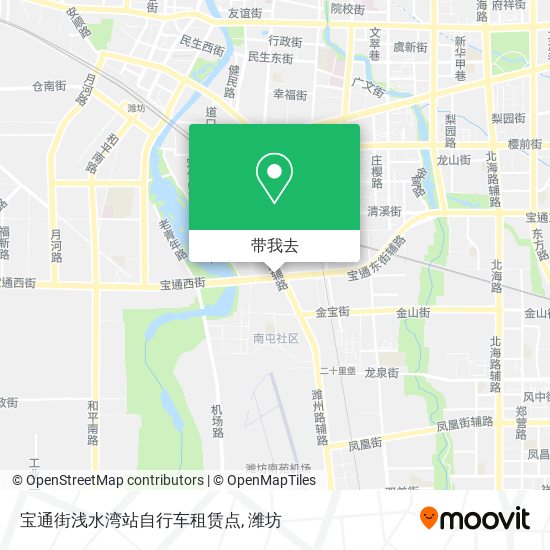 宝通街浅水湾站自行车租赁点地图