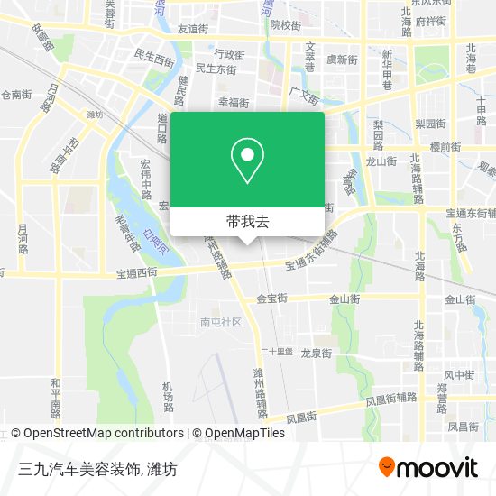 三九汽车美容装饰地图