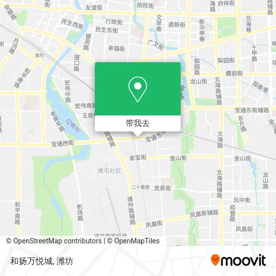 和扬万悦城地图