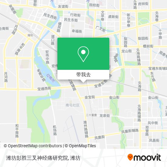 潍坊彭胜三叉神经痛研究院地图