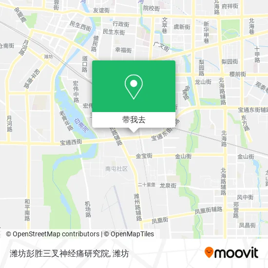 潍坊彭胜三叉神经痛研究院地图