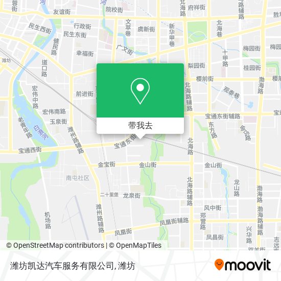 潍坊凯达汽车服务有限公司地图
