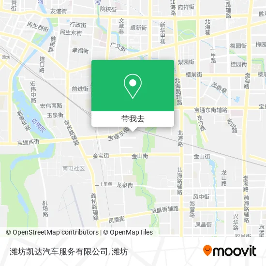 潍坊凯达汽车服务有限公司地图