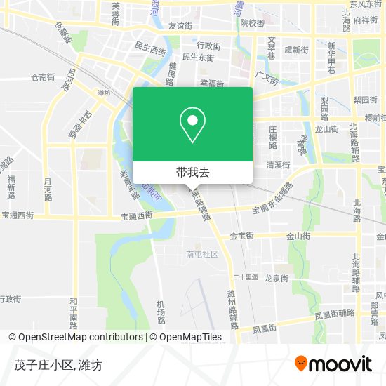 茂子庄小区地图