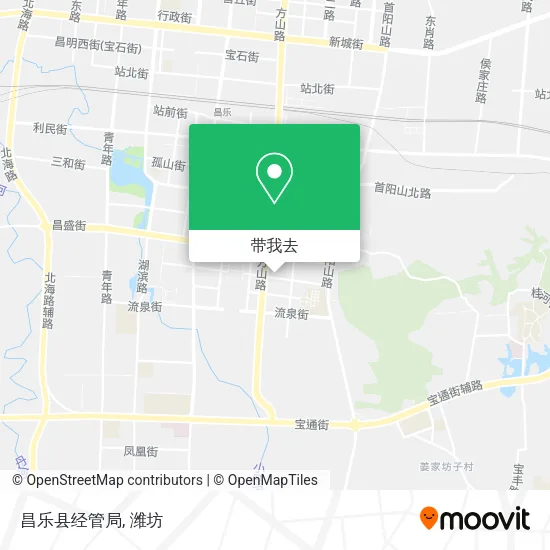 昌乐县经管局地图