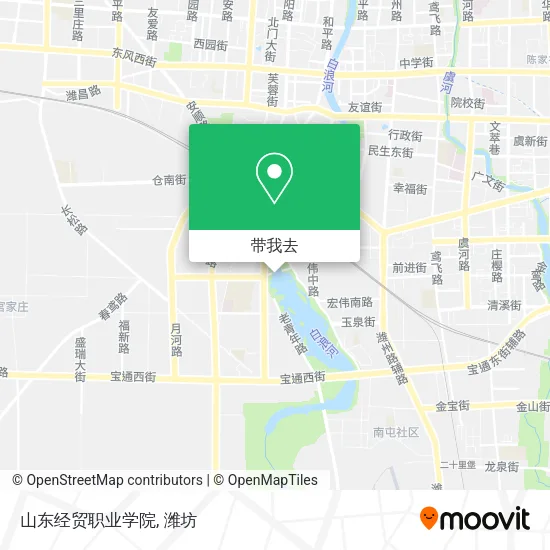 山东经贸职业学院地图