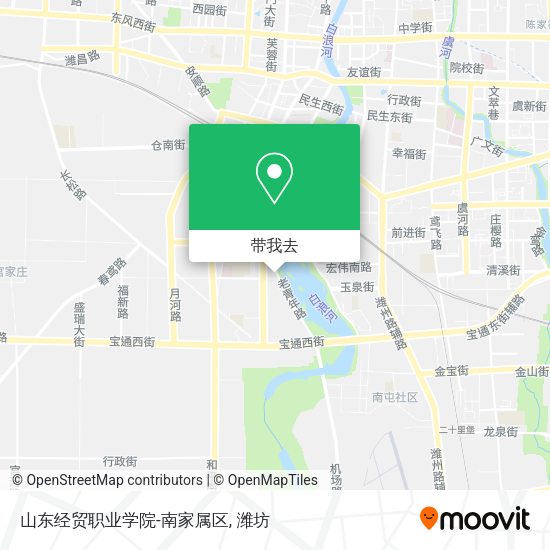 山东经贸职业学院-南家属区地图