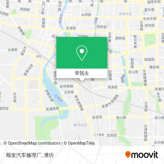 顺发汽车修理厂地图
