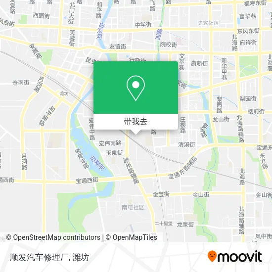 顺发汽车修理厂地图