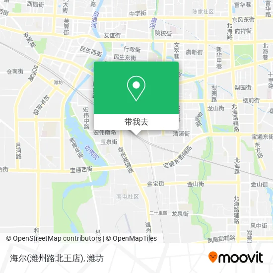 海尔(潍州路北王店)地图