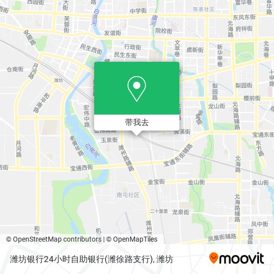 潍坊银行24小时自助银行(潍徐路支行)地图
